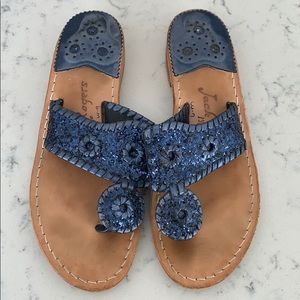 Jack Rogers Blue Glitter 6